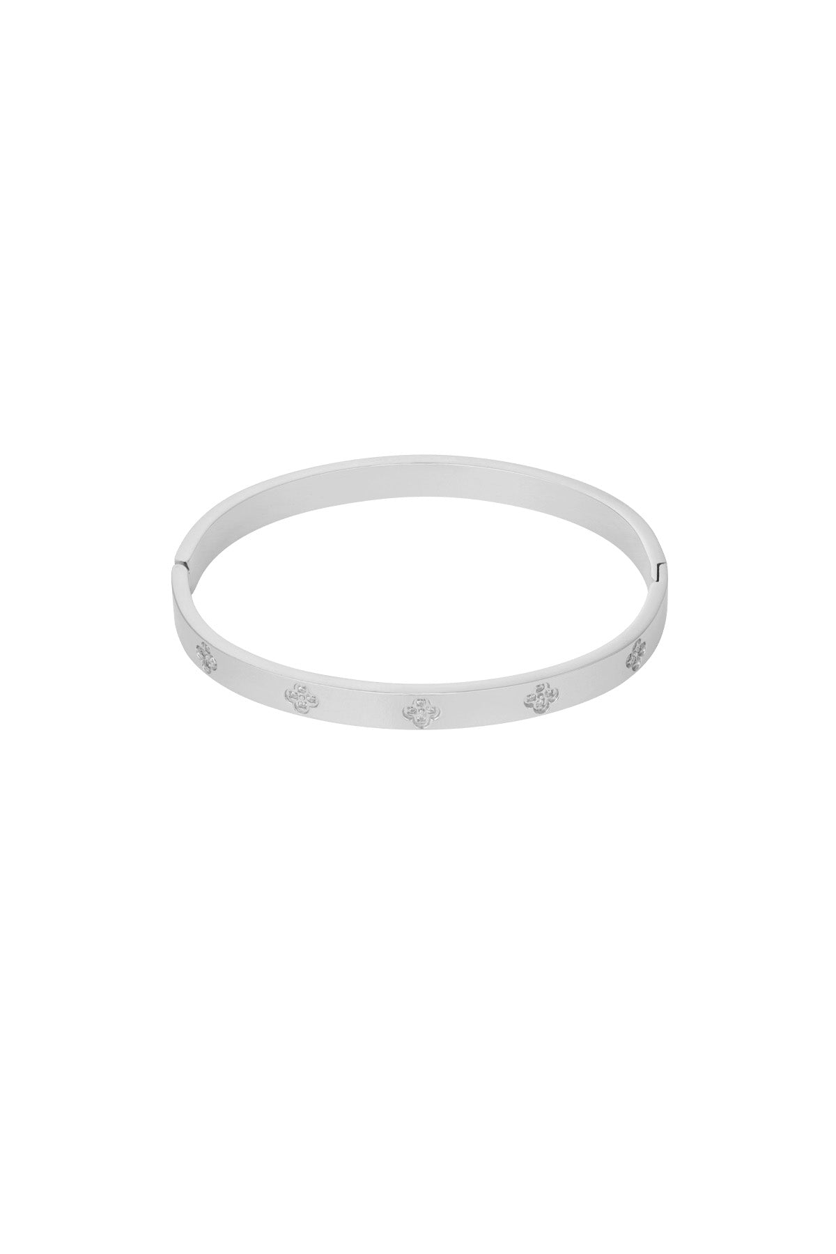 Kleeblatt Armband Sparkle Edelstahl