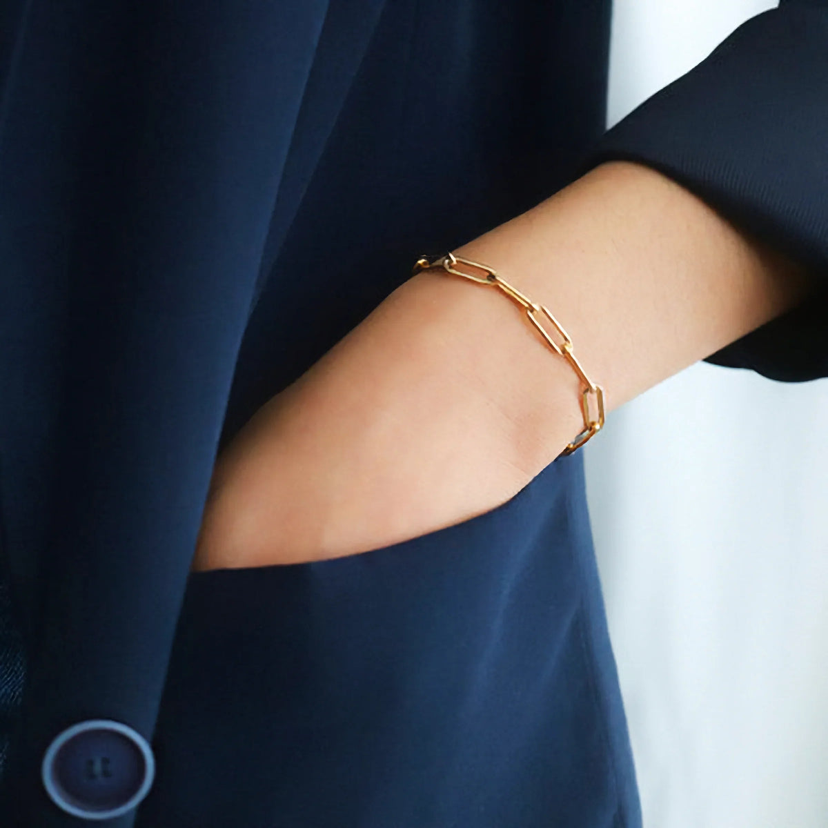 Eloise Paperclip Armband
