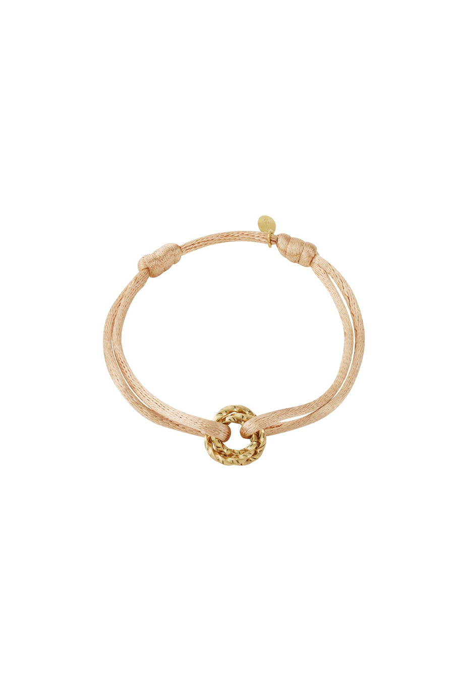 Verbindungsknoten-Armband – 14 Karat vergoldeter Edelstahl