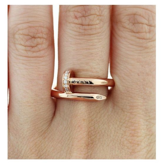 RING GLÄNZENDER NAGEL | ROSÉGOLD
