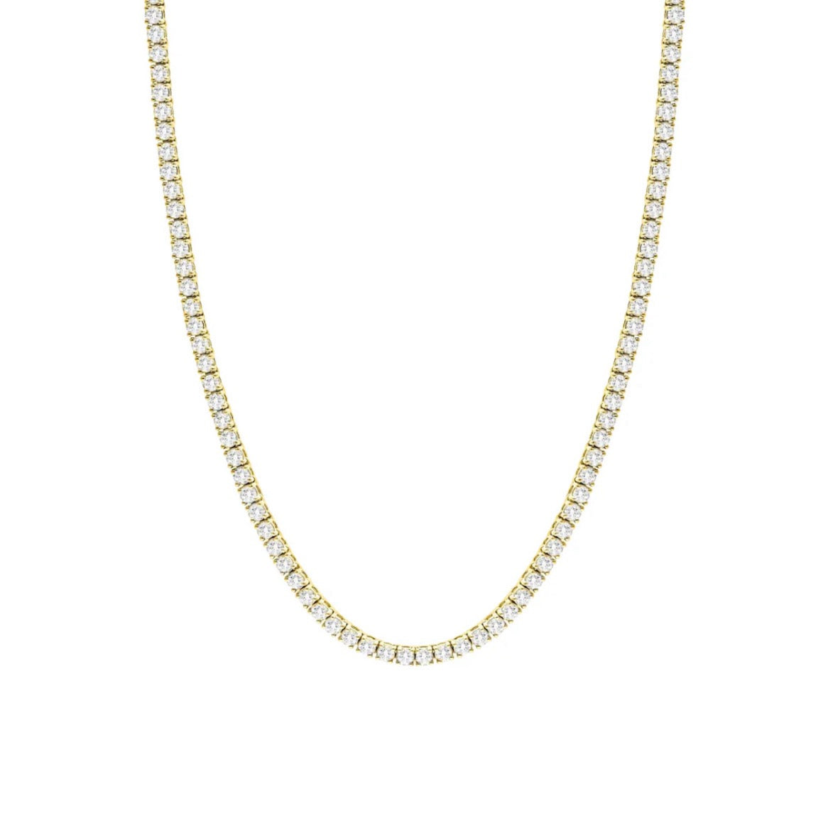Tiffany Tennis Halskette Gold