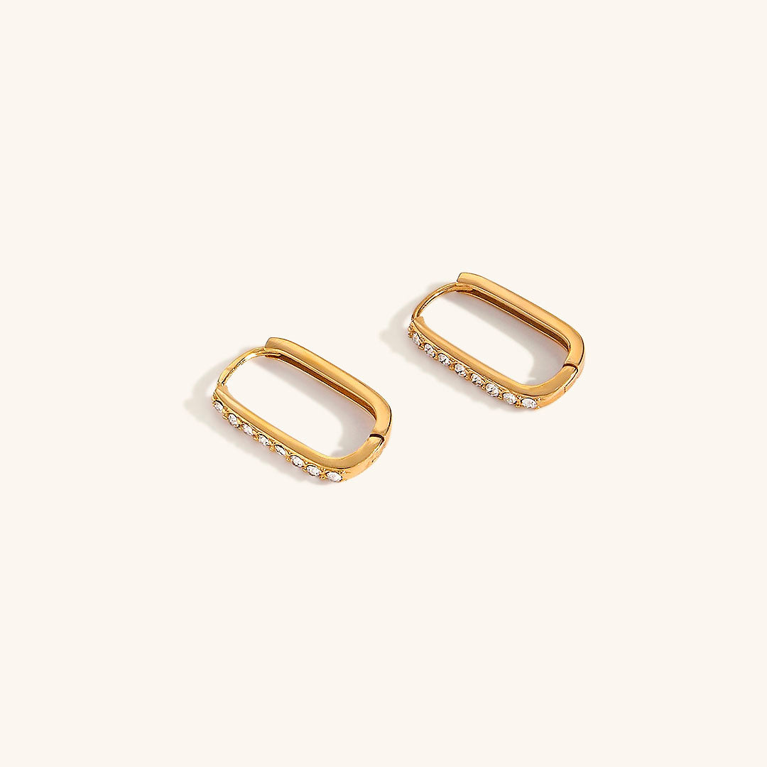 Maya Gold Hoop Ohrringe
