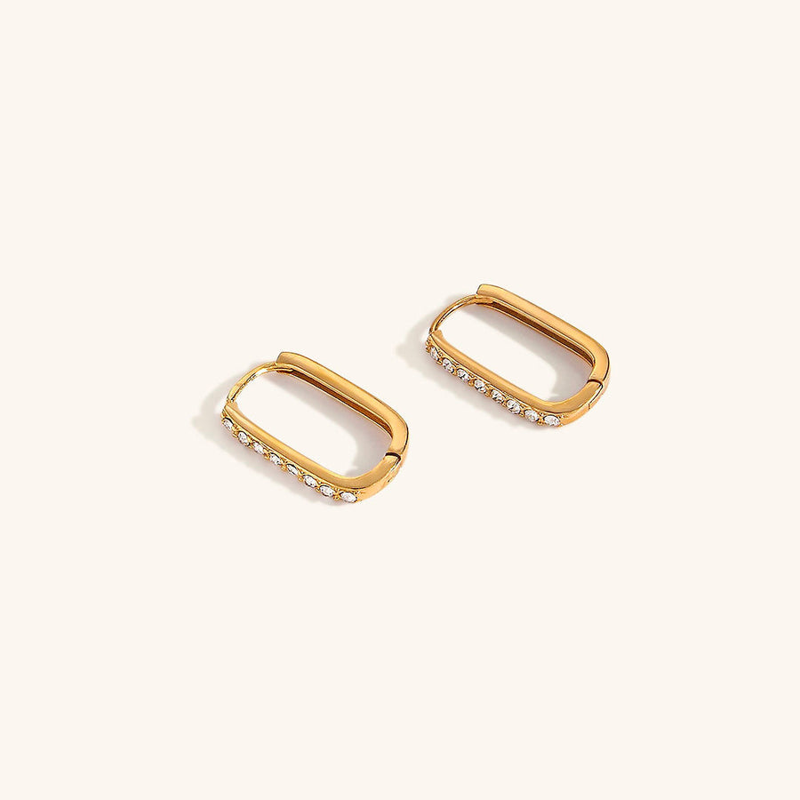 Maya Gold Hoop Ohrringe