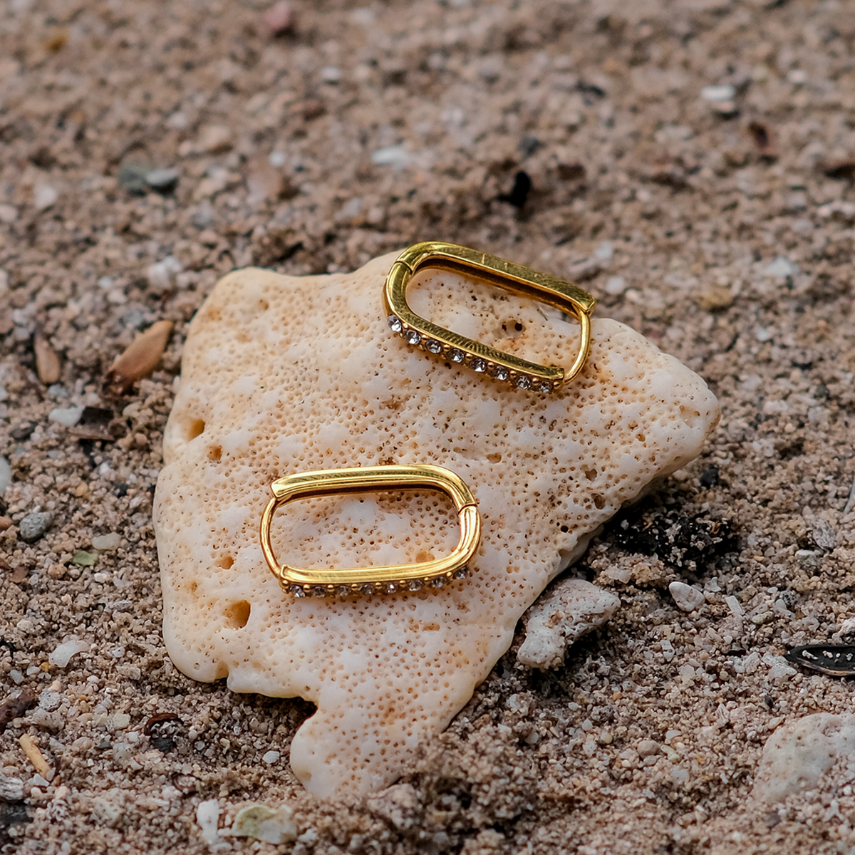 Maya Gold Hoop Ohrringe