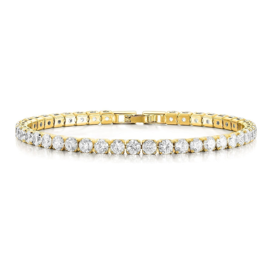 TENNISARMBAND GLÄNZEND | GOLD