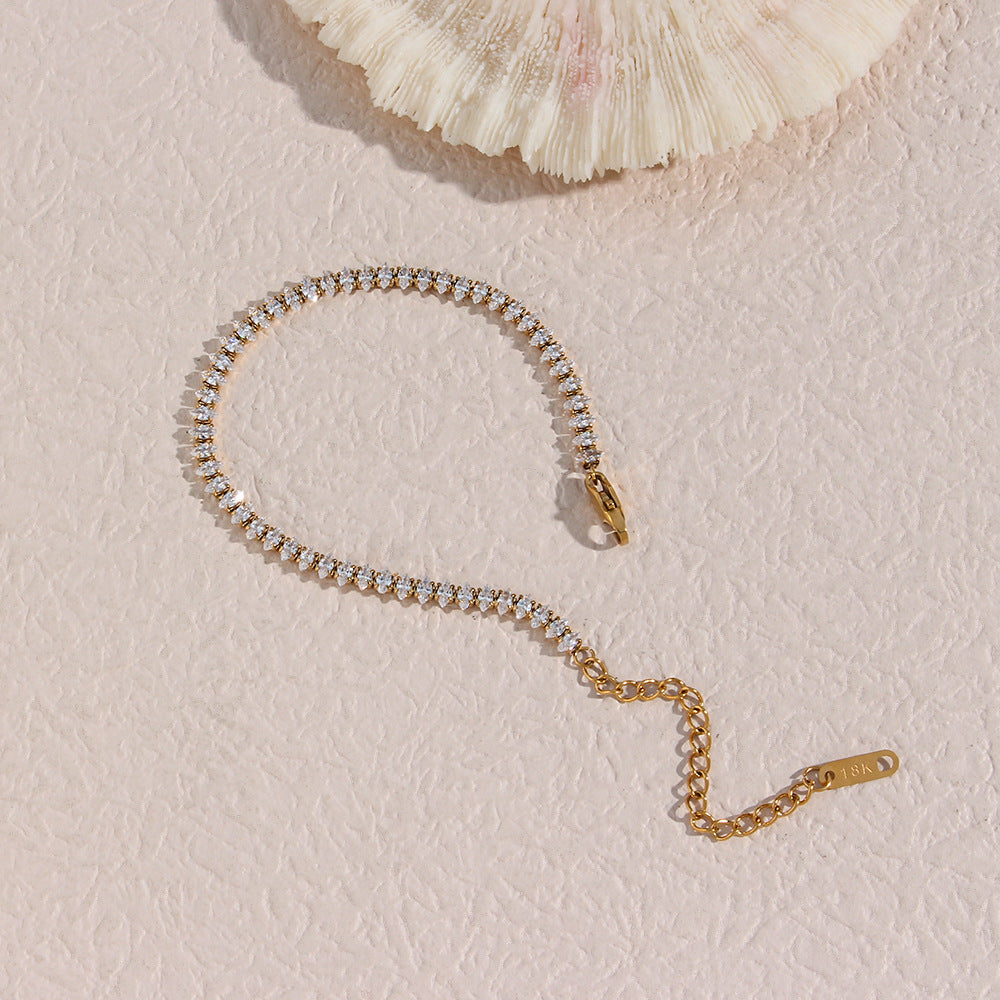 Wisteria Diamond Tennis Armband