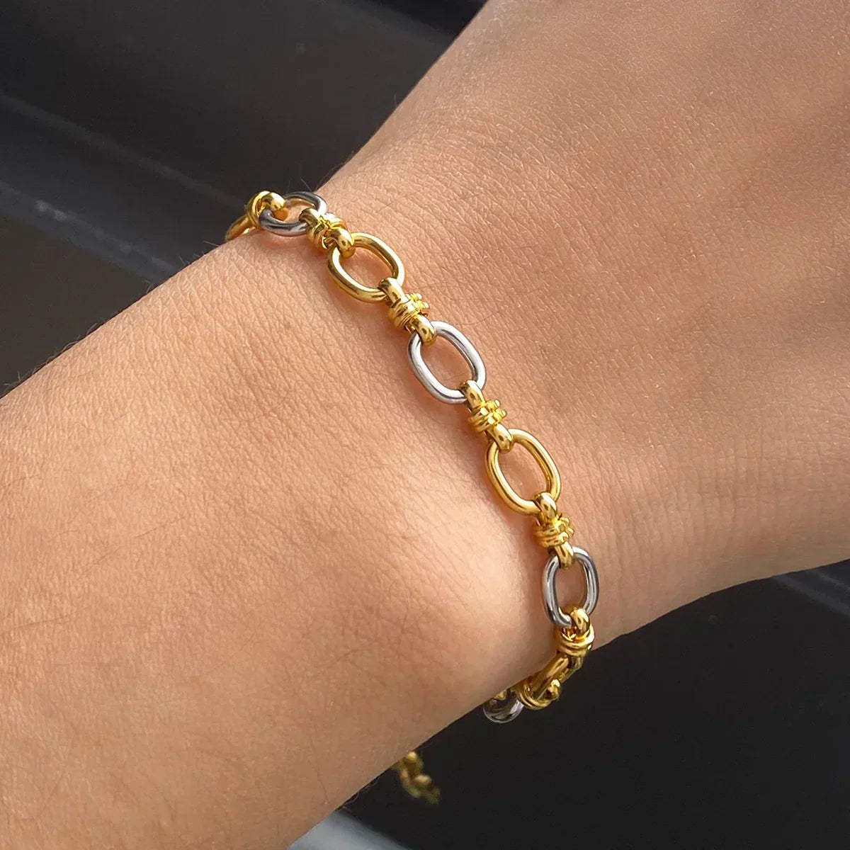 Solène Two Tone Armband