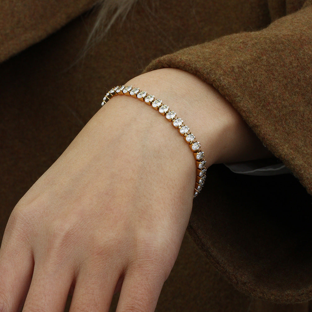 Wisteria Diamond Tennis Armband