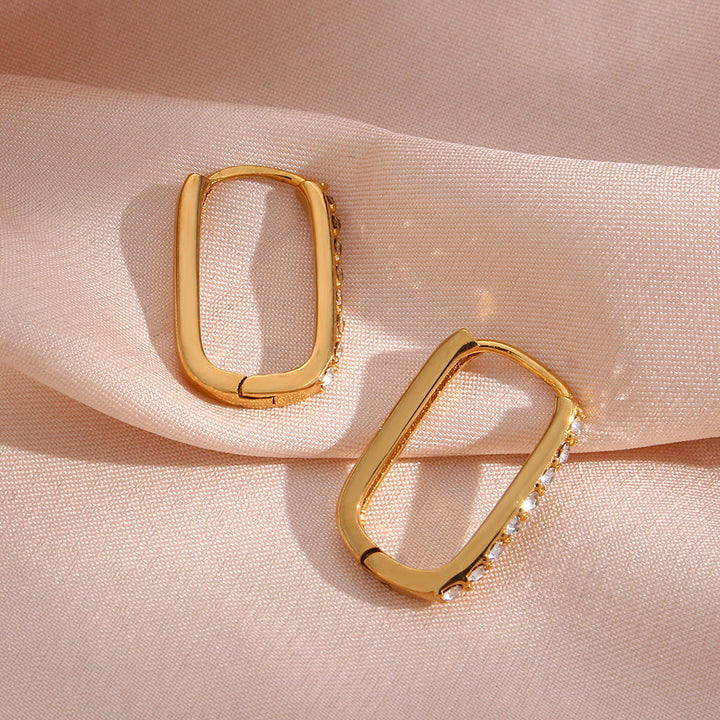 Maya Gold Hoop Ohrringe
