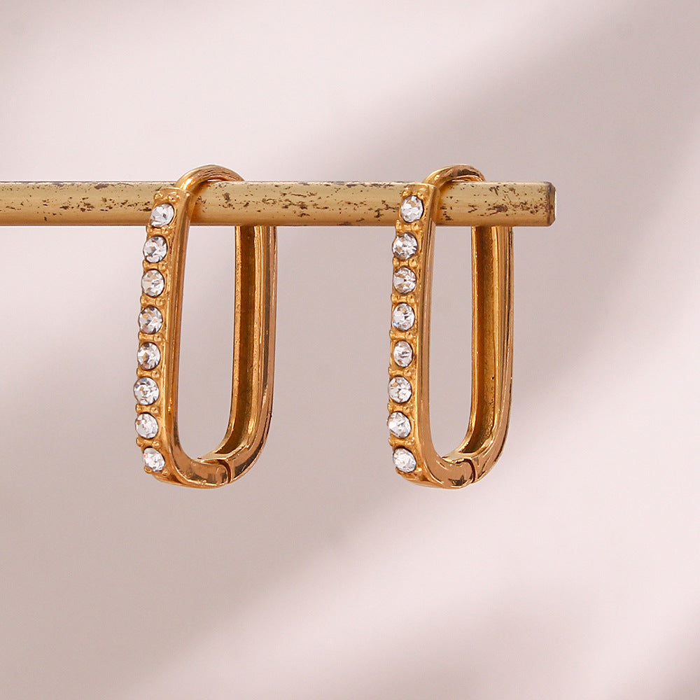 Maya Gold Hoop Ohrringe