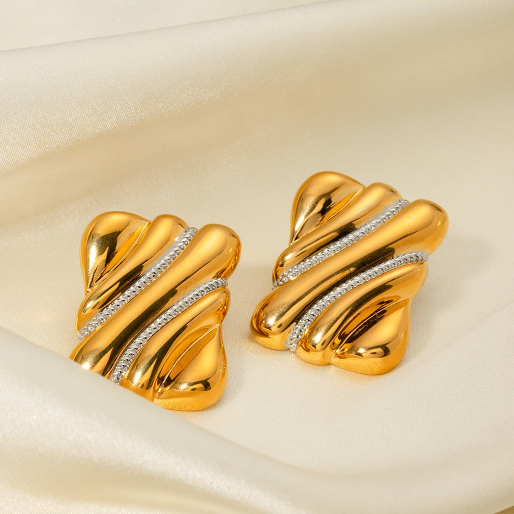 Pippa Two Tone Earrings