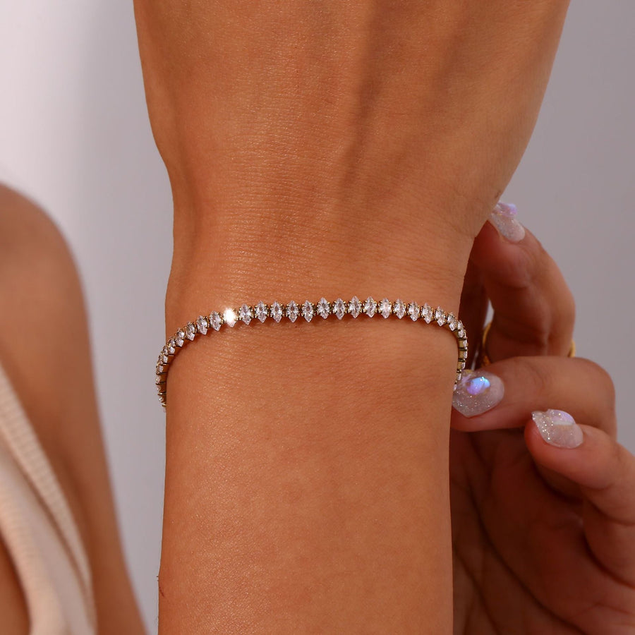 Wisteria Diamond Tennis Armband