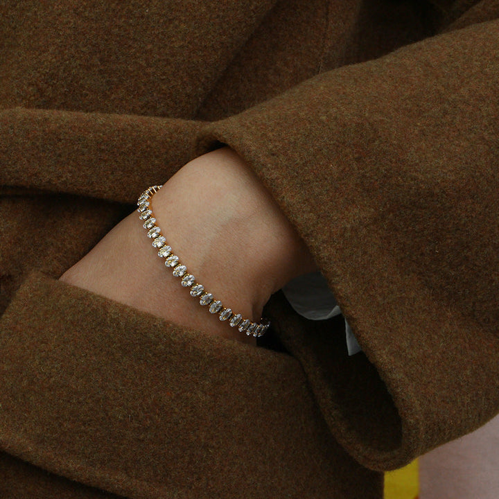 Wisteria Diamond Tennis Armband