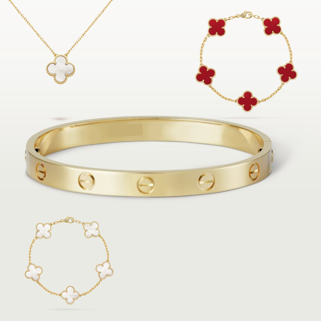 KLASSISCHES SCHMUCKSET – 4 TEILE