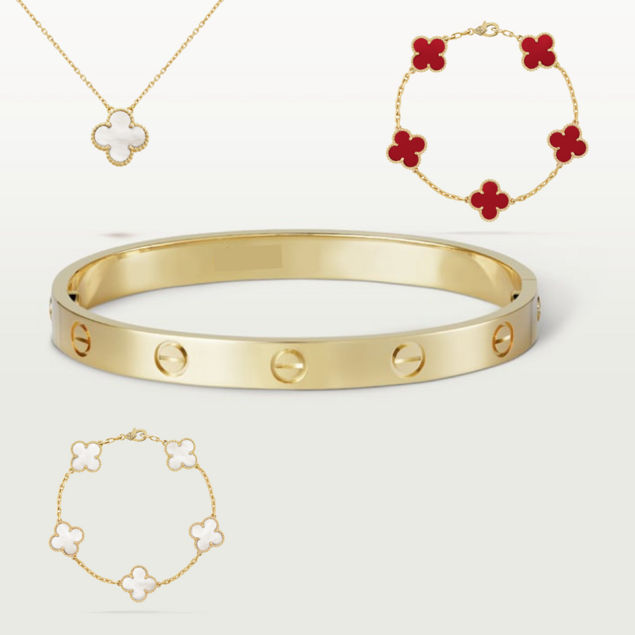 KLASSISCHES SCHMUCKSET – 4 TEILE