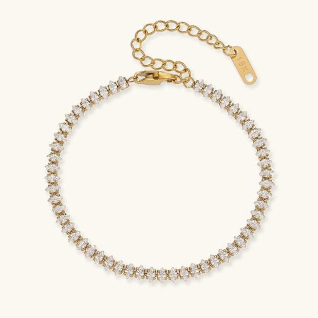 Wisteria Diamond Tennis Armband