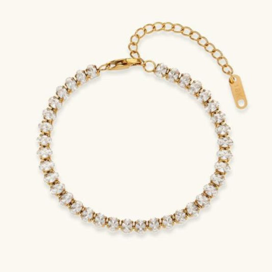 Wisteria Diamond Tennis Armband