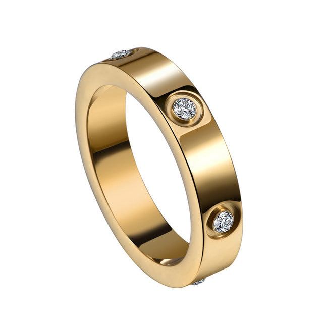 RING AMOUR GLANZ | ROSÉGOLD