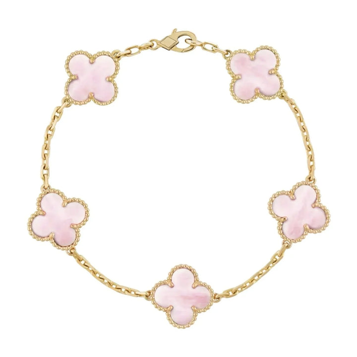 ARMBAND TRÈFLE | ROSA – GOLD