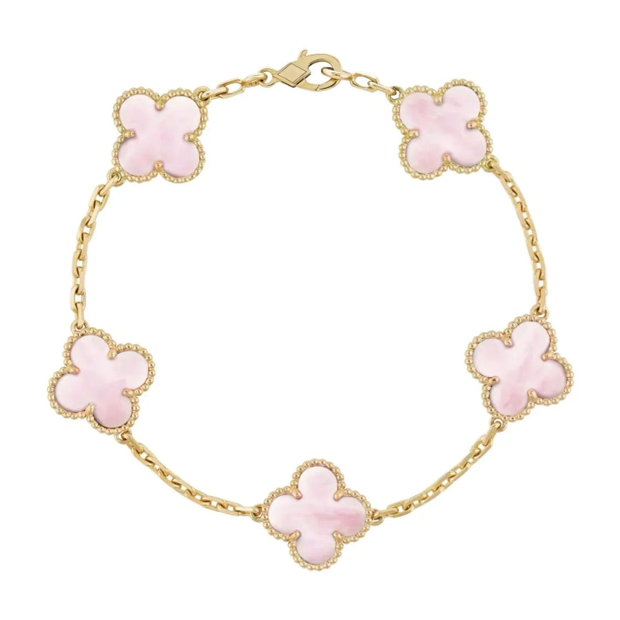 ARMBAND TRÈFLE | ROSA – GOLD